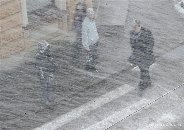 В Петербурге введён желтый уровень погодного риска из-за сильного снегопада